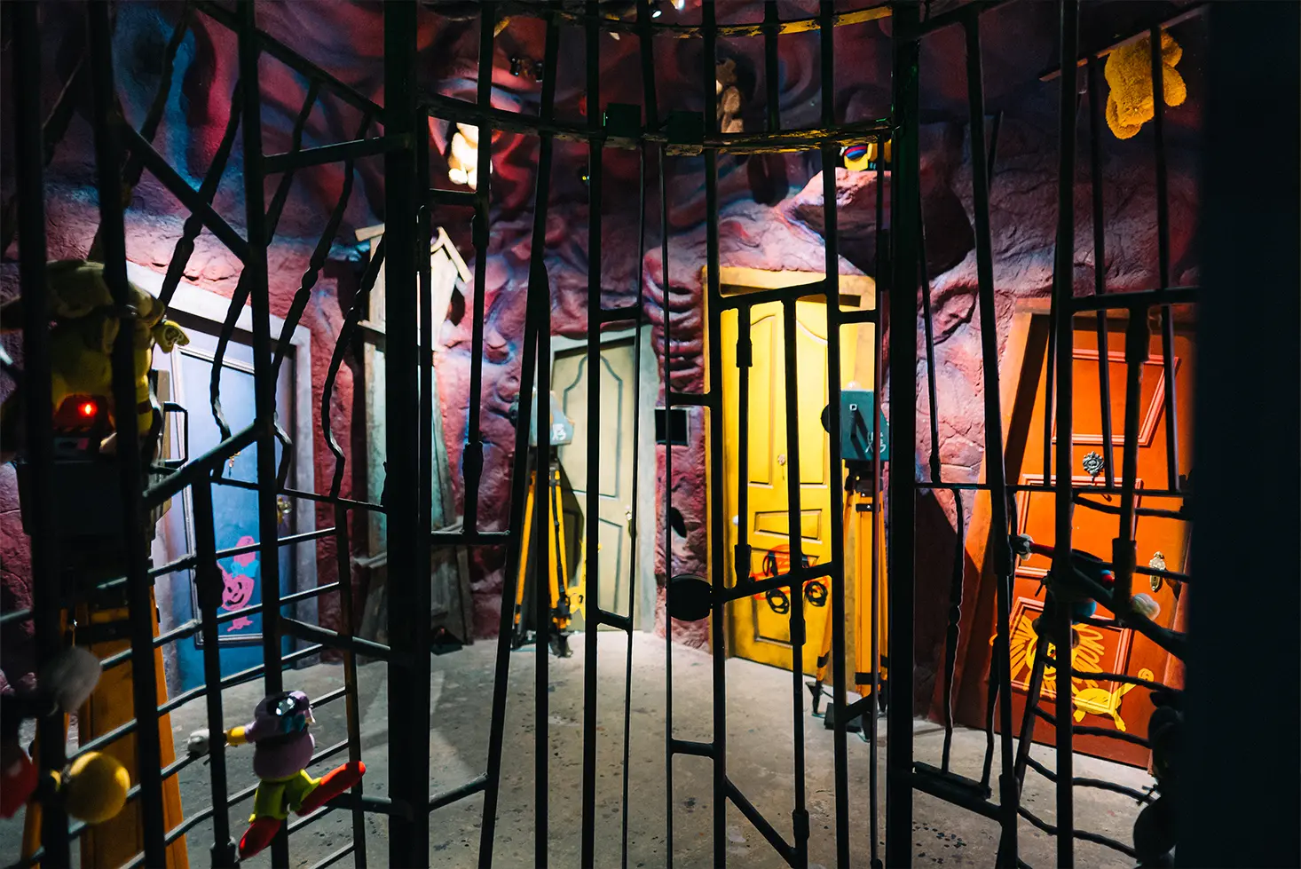 Players in themed escape room with BrightSign video integration